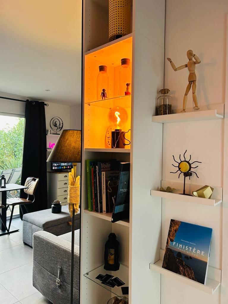 Studio & Spa La Discrete Saint-Évarzec Εξωτερικό φωτογραφία